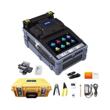 New Model Fiber Optical SM MM Fusion Splicer Six Motor Core Alignment Fiber S...