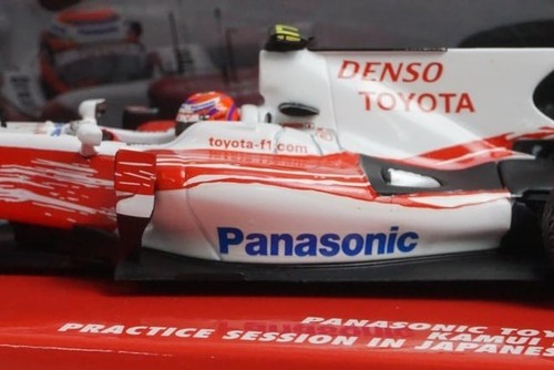 1:43 MINICHAMPS 413090310 FORZA Panasonic Toyota TF109 JapanGP Practice 2009 #10 - Imagen 5 de 7