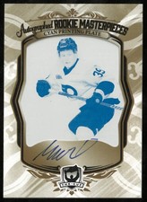 2024-25 UD The Cup Cyan Printing Plate Auto RC Masterpieces Matvei Michkov 1/1