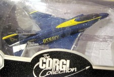 Rare CORGI F-4 Phantom BLUE ANGLES Jet Airplane USN Plane FREE SHIPPING Open BOX