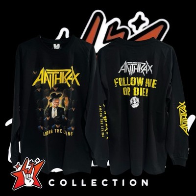 HR/HM CD ANTHRAX/TESTAMENT/Megadeth等 Anthrax T-Shirt Short & Long Sleeve Metallica Slayer Megadeth