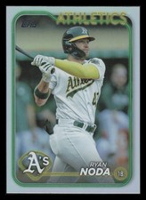2024 Topps Rainbow Foil #404 Ryan Noda Oakland Athletics