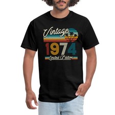 Vintage 1974 Limited Edition 50th Birthday Gift Men's T-Shirt
