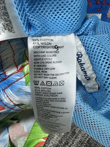 Tommy Bahama Badehose Herren L Hawaii Shorts Floral Topical Baumwollmischung - Bild 9 von 9