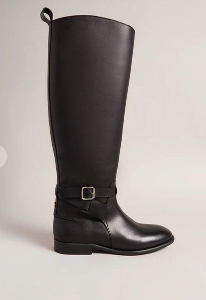 Women Ted Baker Boots Black Leather 37