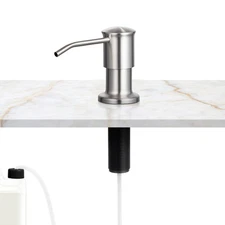 VEVOR Built in Soap Dispenser for Kitchen Sink Stainless Steel Countertop Pump