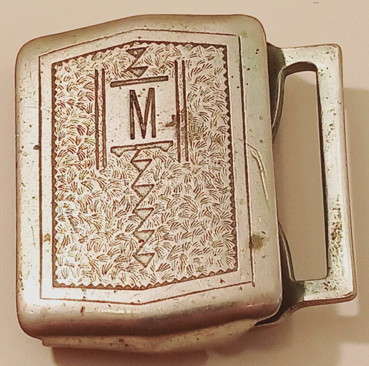 Art Deco Butterfly Silver Plate Patent 121508 Buckle Art Deco Silver Plated Vintage Belt Buckles for sale | eBay main image 4
