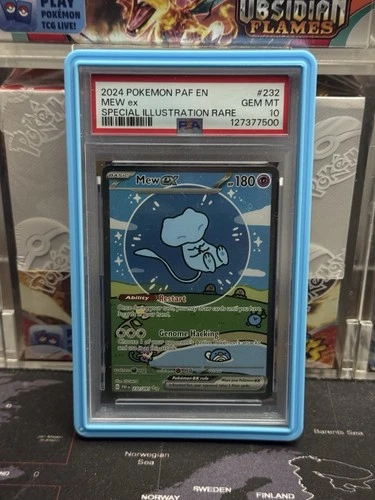 PSA 10 Pokémon Scarlet & Violet Paldean Fates Mew Ex 232/091 ✨