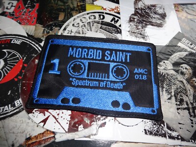 Morbid Saint Shape Patch Gestickt Thrash Metal Demolition Hammer Vektor Havok