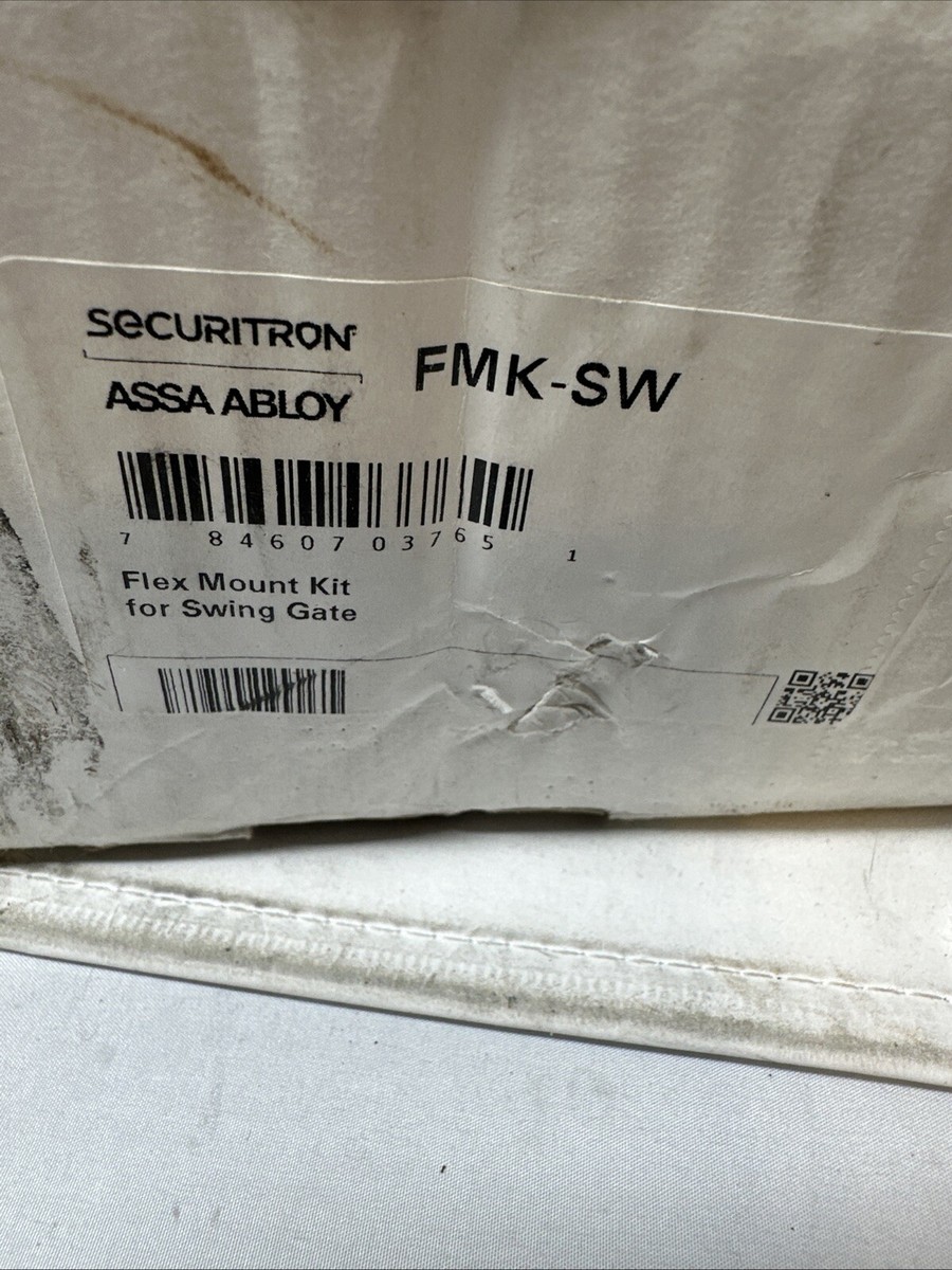 Securitron Fmk-sw Flex Mount Bracket Kit Swinging Gate 5kzu8 for
