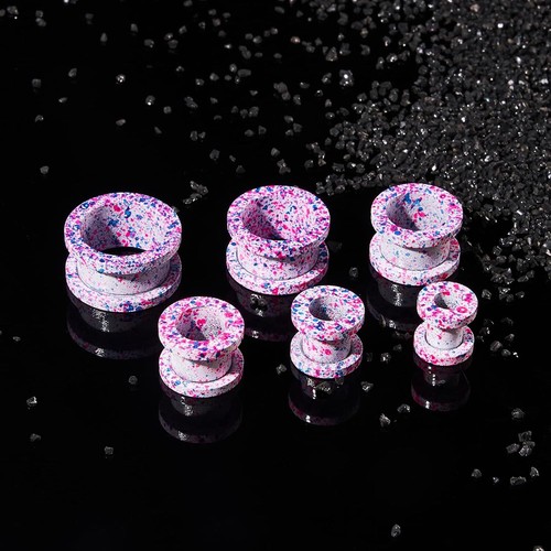 Double Flared Flesh Mix Set Multiple Colors for Men Women 2g-5/8 - Picture 31 of 79