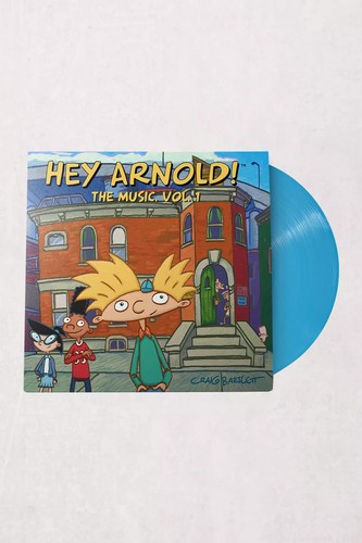 Jim Lang - Hey Arnold! The Music Vol. 1 LP (Rare UO Sky Blue Vinyl) x/1000 - New - Picture 3 of 3