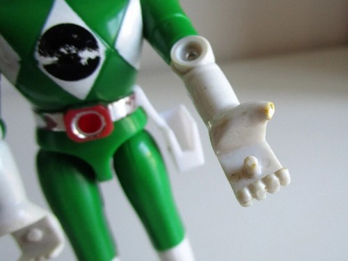 3x POWER RANGERS-GREEN+BLUE+BLACK RANGERS-1993-BANDAI-12 CM-USATO-COMPLETI - Foto 7 di 24
