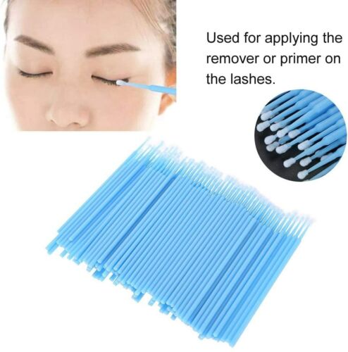 100 Disposable Lash Eyelash Micro Brush Mascara Wands Applicator Makeup Tool - Picture 6 of 36