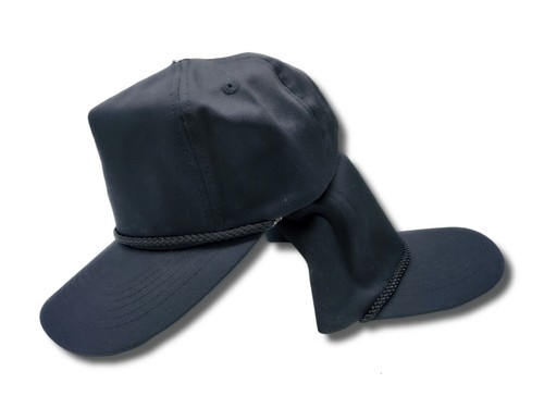 2 Pack Snapback Hat Caps Blank Grandpa Rope Black/Adjustable - Picture 3 of 4