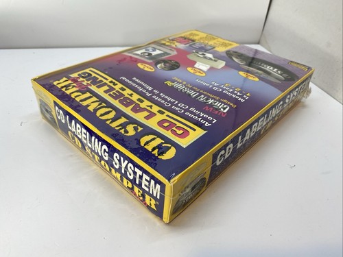 New Sealed CD Stomper Pro CD Label Design System Kit PC & Mac Software Labeling - Picture 5 of 5