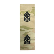 US Army OCP Sew-on Rank for Cap only - E8 First Sergeant pair