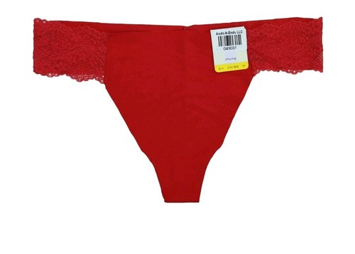 b.tempt'd by Wacoal 976267 b.tempt'd b.bare Thong Red Size Large - Picture 6 of 7
