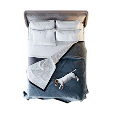 Victoria Orton 100 Waterproof Dog Blanket Bed Cover - 90x90 Inches - Sofa  ...