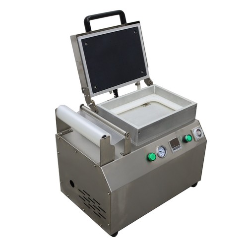 110V 1KW Vacuum Close Fitting Packager Fresh-keeping Tray Film Selaer Laminator - Picture 4 of 24