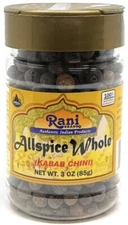 Rani Allspice (Kabab Chini) Whole Spice 3oz (85g) PET Jar