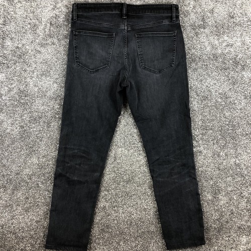 Uniqlo Black Denim Stretch Jeans Men Size 31x34 - Picture 5 of 12