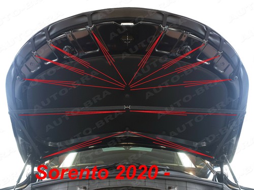 PROTECTOR DEL CAPO compatible con KIA Sorento de 2020 Hood Car Bra Tuning - Bild 4 von 4