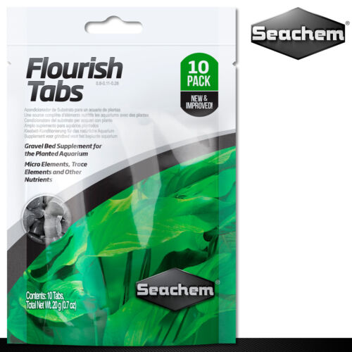 Seachem 1 confezione da 10 pezzi compresse fertilizzanti Flourish Tabs per piante principianti - Foto 1 di 1
