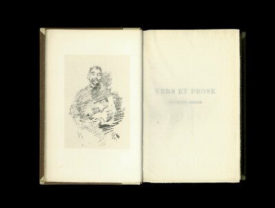 Lithographie Originale Whistler - Première édition "Vers Et Prose" De Stéphane Mallarmé, 1893
