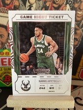 22-23 Panini Contenders Game Night Ticket Basketball  Giannis Antetokounmpo #23