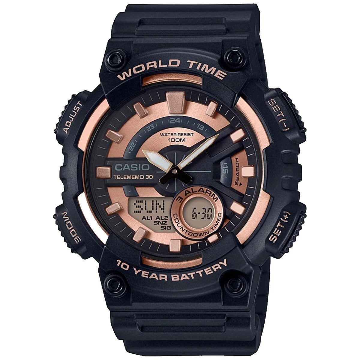 Banda de plástico Casio Databank Relojes de pulsera