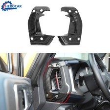 Center Console Dashboard Side Trim Cover For Ford Bronco 2021carbon Fiber Abs Center Console Dashboard Side Trim Cover For Ford Bronco 2021carbon Fiber Abs
