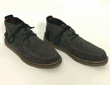toms charcoal fleck chukka boot