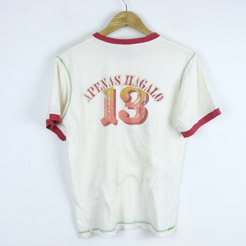 Maglia Nike Taglia 13 Y Uomo Logo Comodo Cotone Pratico Tinta Unita Bianco Man - Foto 4 di 4