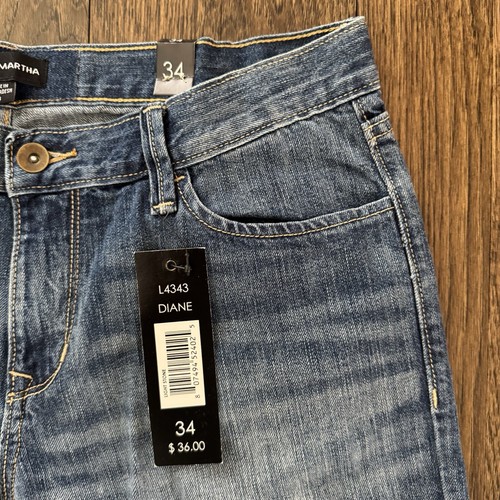 George & Martha pantaloncino jeans donna nuovo con etichetta taglia 34 blu chiaro denim Diane L4343 - Foto 9 di 15
