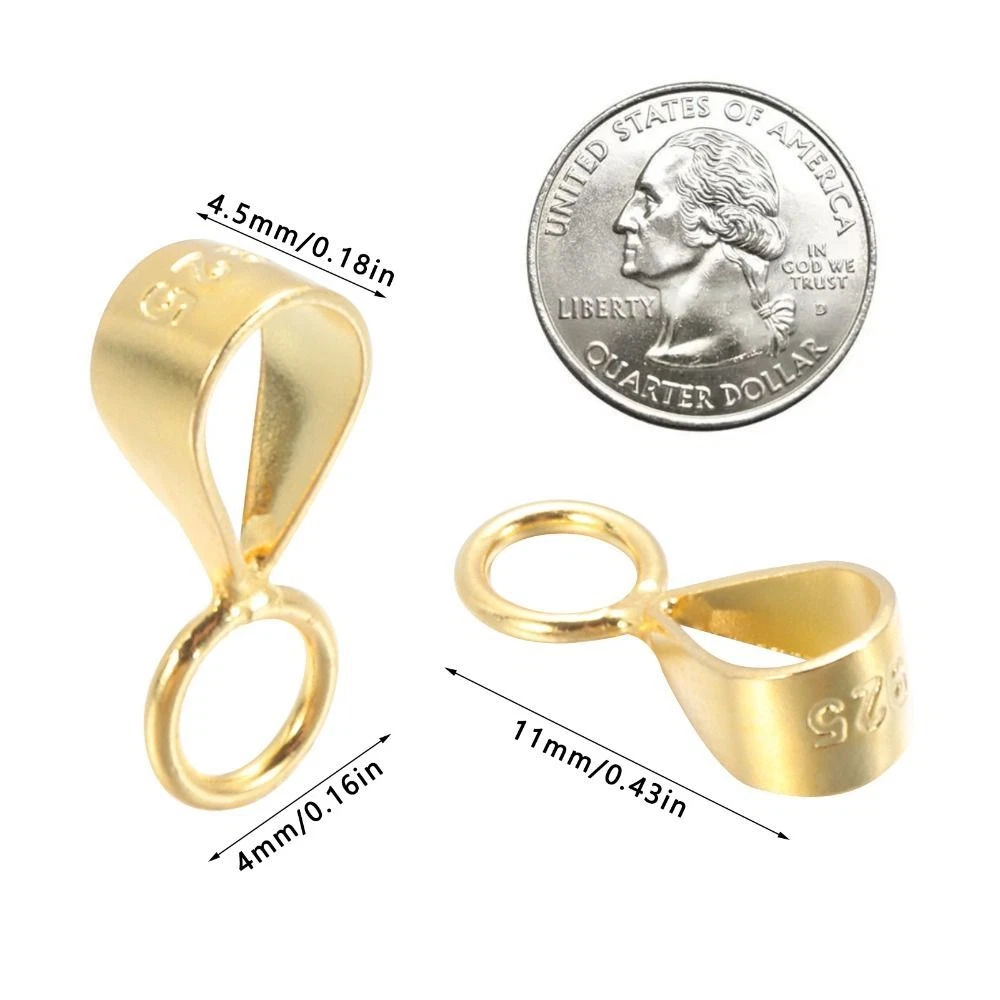 Gold pendant clasp clearance