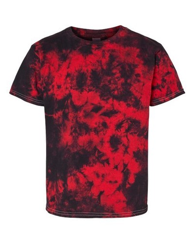 Dyenomite 20BCR Youth Crystal Tie-Dyed T-Shirt - Picture 3 of 6