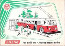 catalog EHEIM 1959 trolley bus HO 1:87 model toys mini edition D aa