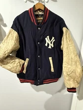 Vintage New York Yankees World Series 1961 Mirage First String Jacket Size L