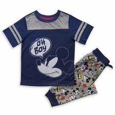 Disney Store Mickey Mouse Sleep Set for Boys PJ Pajamas New 2021
