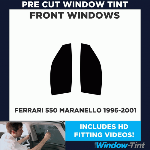 Pre Cut Car Window Tint for Ferrari 550 Maranello 1996-01 Front Windows Film - Picture 2 of 10