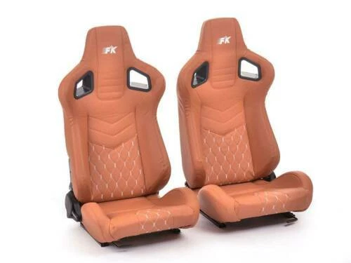 Sièges marron cuir pour automobile