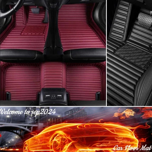 For Hummer Car Floor Mats Custom Carpets Waterproof Handmade Auto Smooth Stripes - Bild 20 von 32