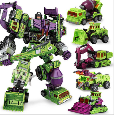 Transformers Devastator 6 In 1 Action Figure NBK GT Cool Kid Toy in Stock 38cm