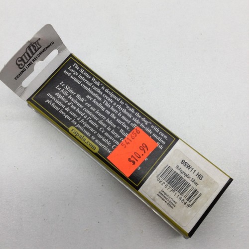 Rapala Skitter Walk SSW-11 HS Holographic Silver 4-3/8" & 5/8oz Fishing Lure - Picture 4 of 5