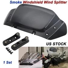 8" Wave Windshield Splitter Bracket For Harley Touring CVO Street Glide FLHX 23+