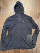 Mens Arc'teryx Kyanite Lightweight Hoody Medium Black jacket m