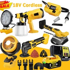 For DeWalt 18V Cordless Oscillating Multi Tool / Sprayer Gun / Reciprocating Saw