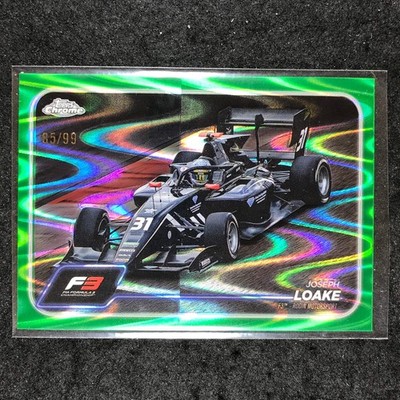 2024 Topps Chrome Formula 1 JOSEPH LOAKE Green RayWave 85/99 #143