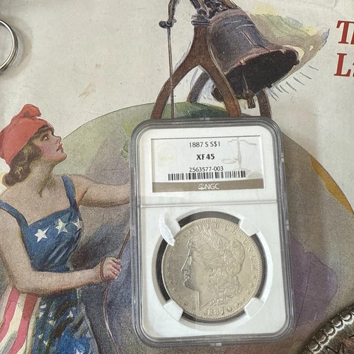 1887-S Morgan Dollar XF45 NGC  